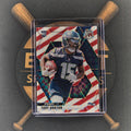 2025 Panini Mosaic Tory Horton Red & White Stripe