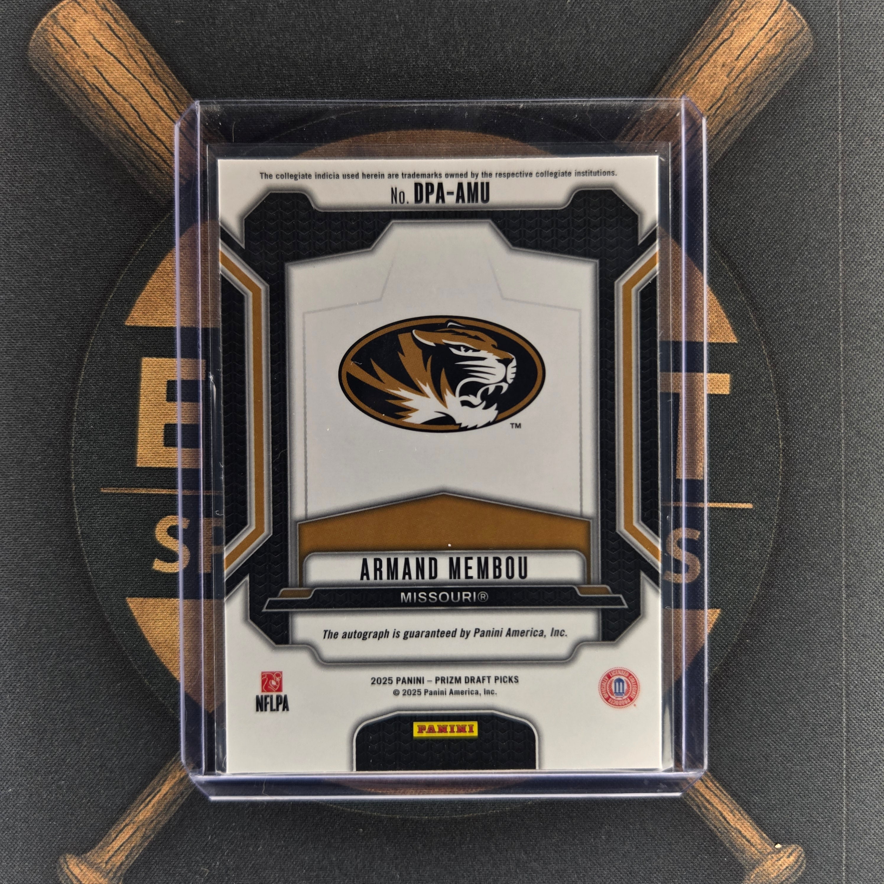 2025 Panini Prizm Draft Picks Armand Membou Silver Prizm Auto  |The Break Room Cards™-2