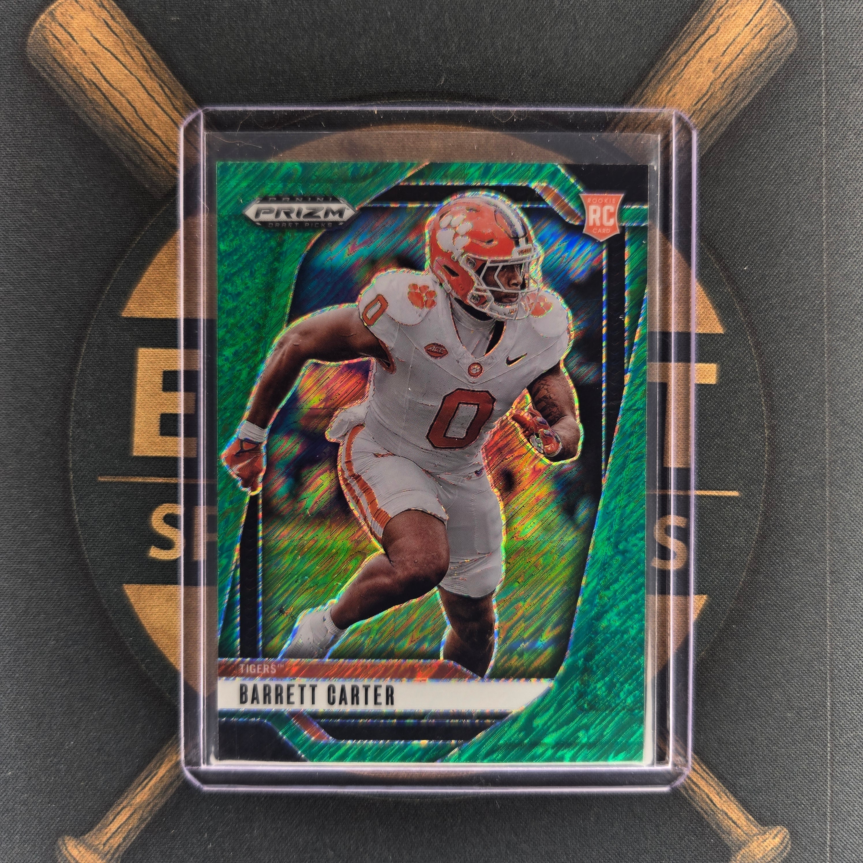 2025 Panini Prizm Draft Picks Barrett Carter Green Shimmer  |The Break Room Cards™-1
