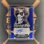 2025 Panini Prizm Draft Picks Jimmy Horn Jr Blue Auto  |The Break Room Cards™-1