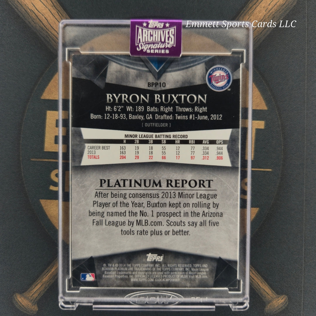 2025 Topps Archives Byron Buxton Auto /30 | The Break Room Cards-2