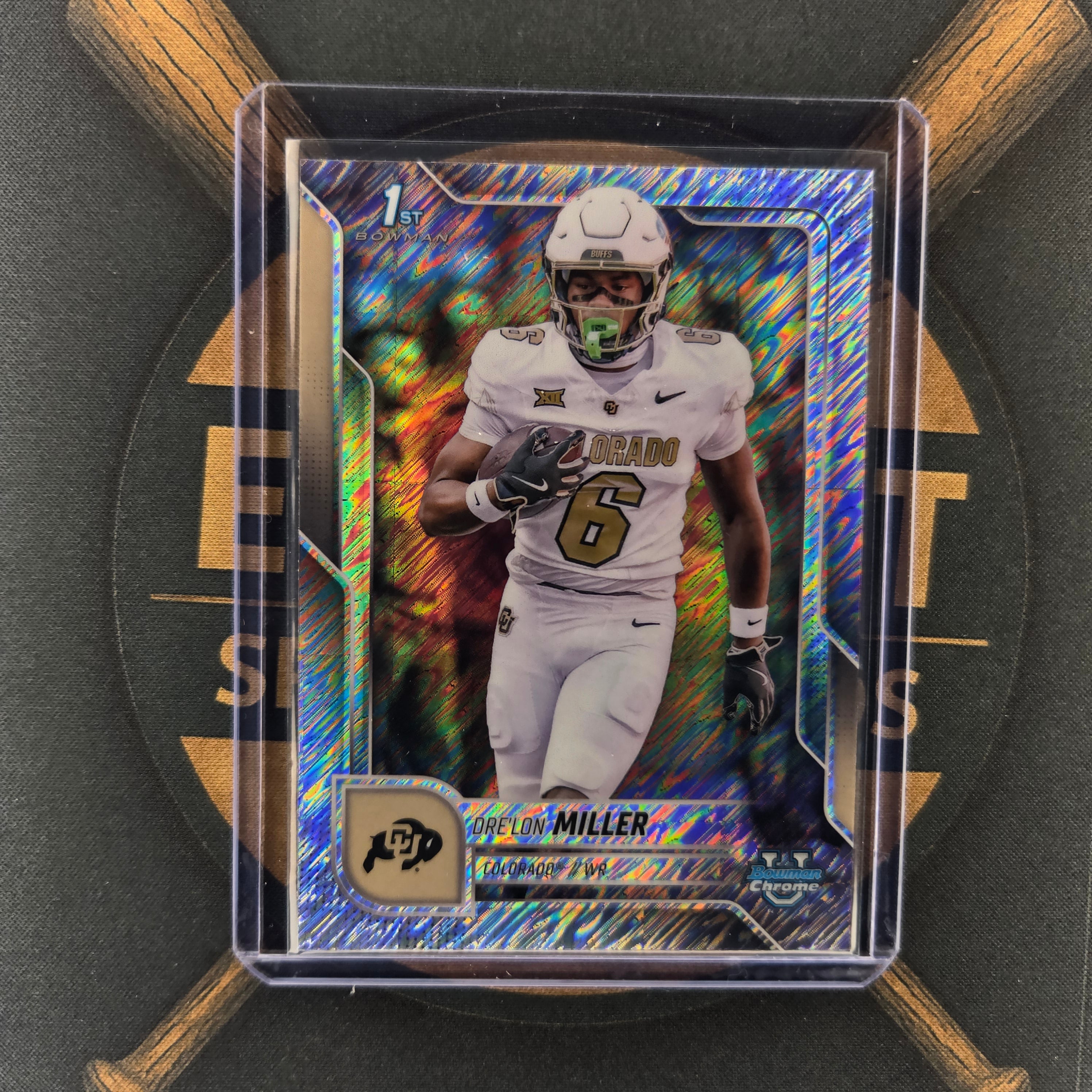 2025 Topps Bowman Chrome U Dre'lon Miller Shimmer Refractor | The Break Room Cards™-1