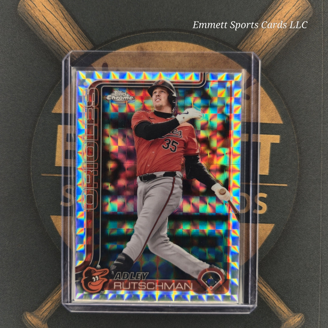 2025 Topps Chrome Adley Rutschman X-Fractor | The Break Room Cards-1
