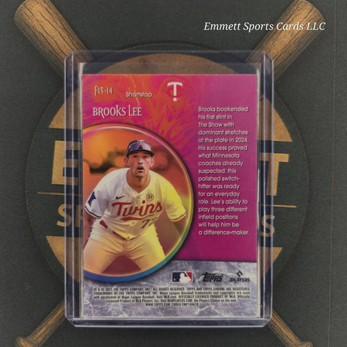 2025 Topps Chrome Brooks Lee Fortune 15 RC | The Break Room Cards-2