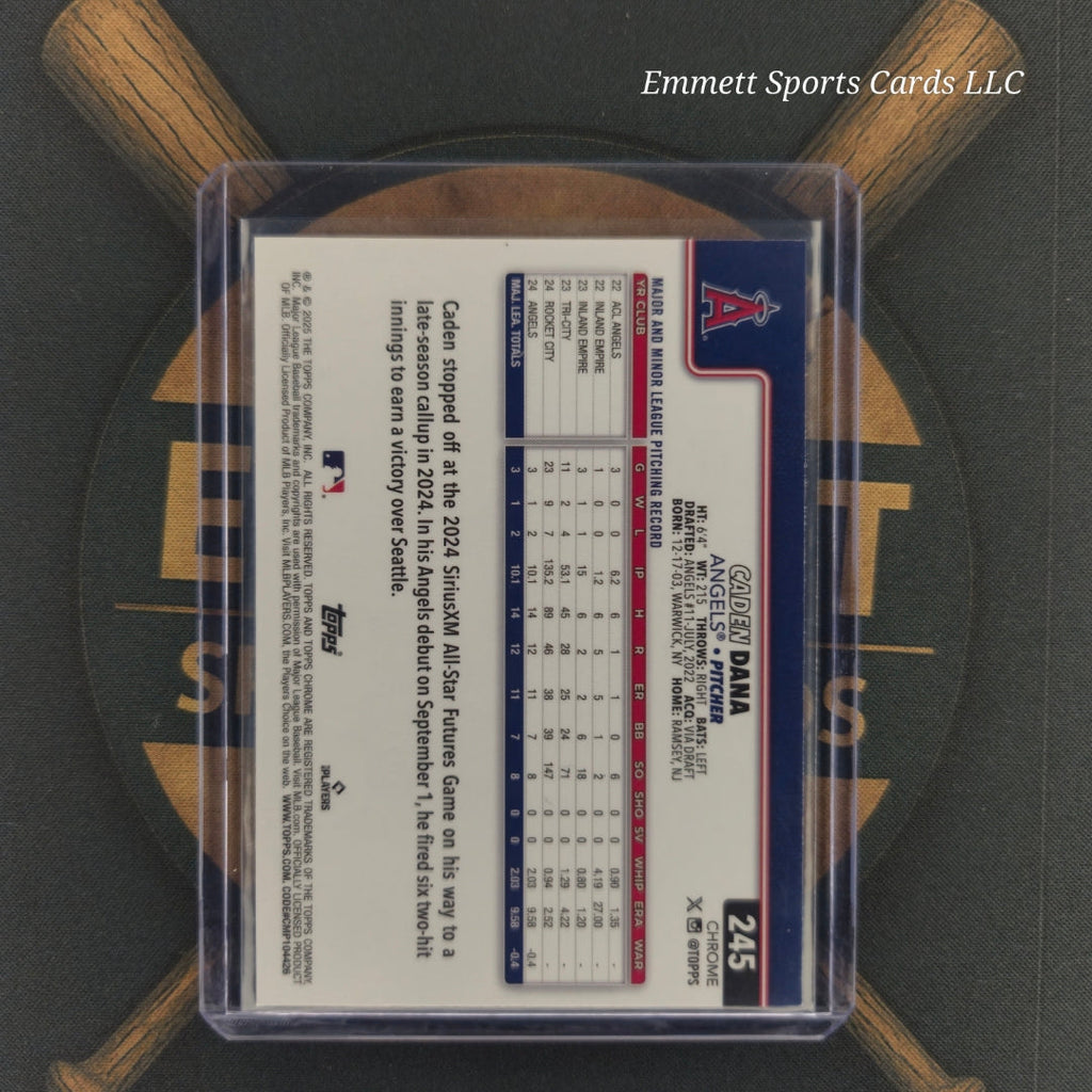 2025 Topps Chrome Caden Dana X-Fractor | The Break Room Cards-2