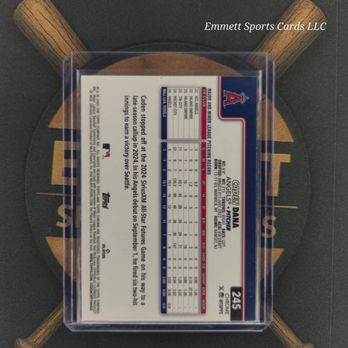 2025 Topps Chrome Caden Dana XFractor RC | The Break Room Cards-2