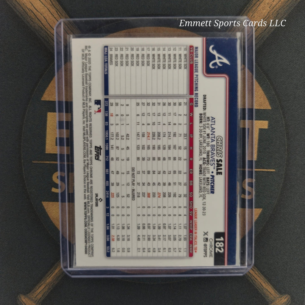 2025 Topps Chrome Chris Sale Image Variation | The Break Room Cards-2