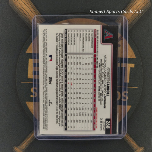 2025 Topps Chrome Corbin Carroll Raywave Refractor | The Break Room Cards-2