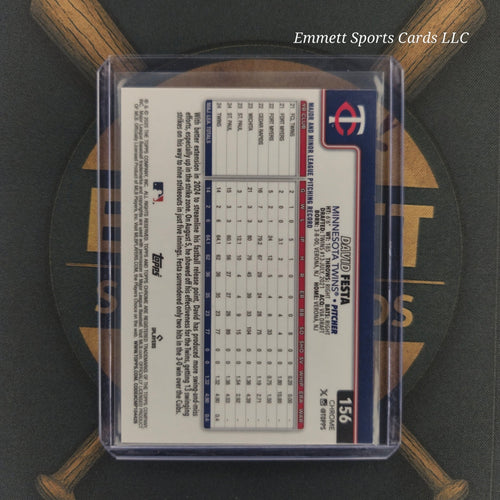 2025 Topps Chrome David Festa Logofractor RC | The Break Room Cards-2