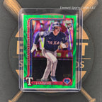 2025 Topps Chrome Dustin Harris Green Wave Refractor RC /99 | The Break Room Cards-1