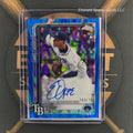 2025 Topps Chrome Eric Orze Blue Raywave Refractor Auto RC /150 | The Break Room Cards-1