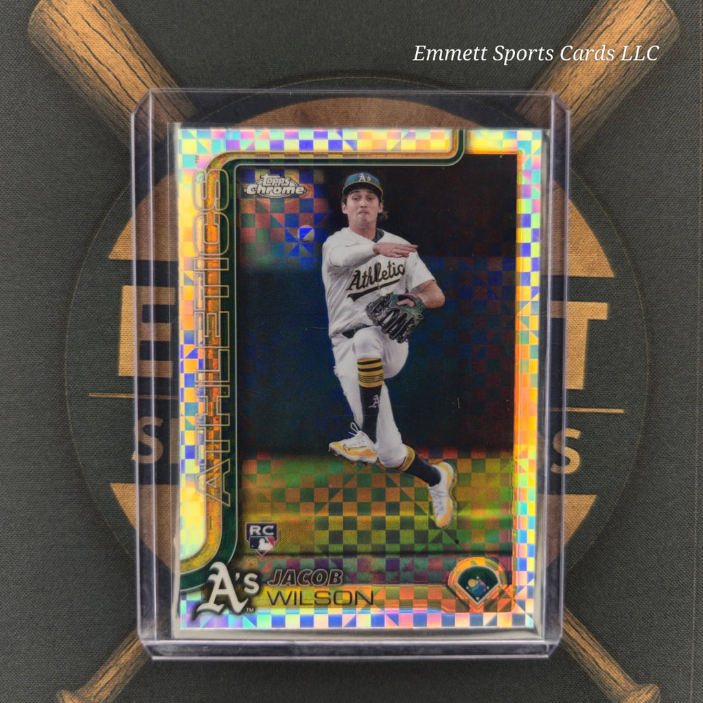2025 Topps Chrome Jacob Wilson X-Fractor | The Break Room Cards-1