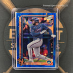2025 Topps Chrome Luis De Los Santos Blue Lava Refractor RC /150 | The Break Room Cards-1