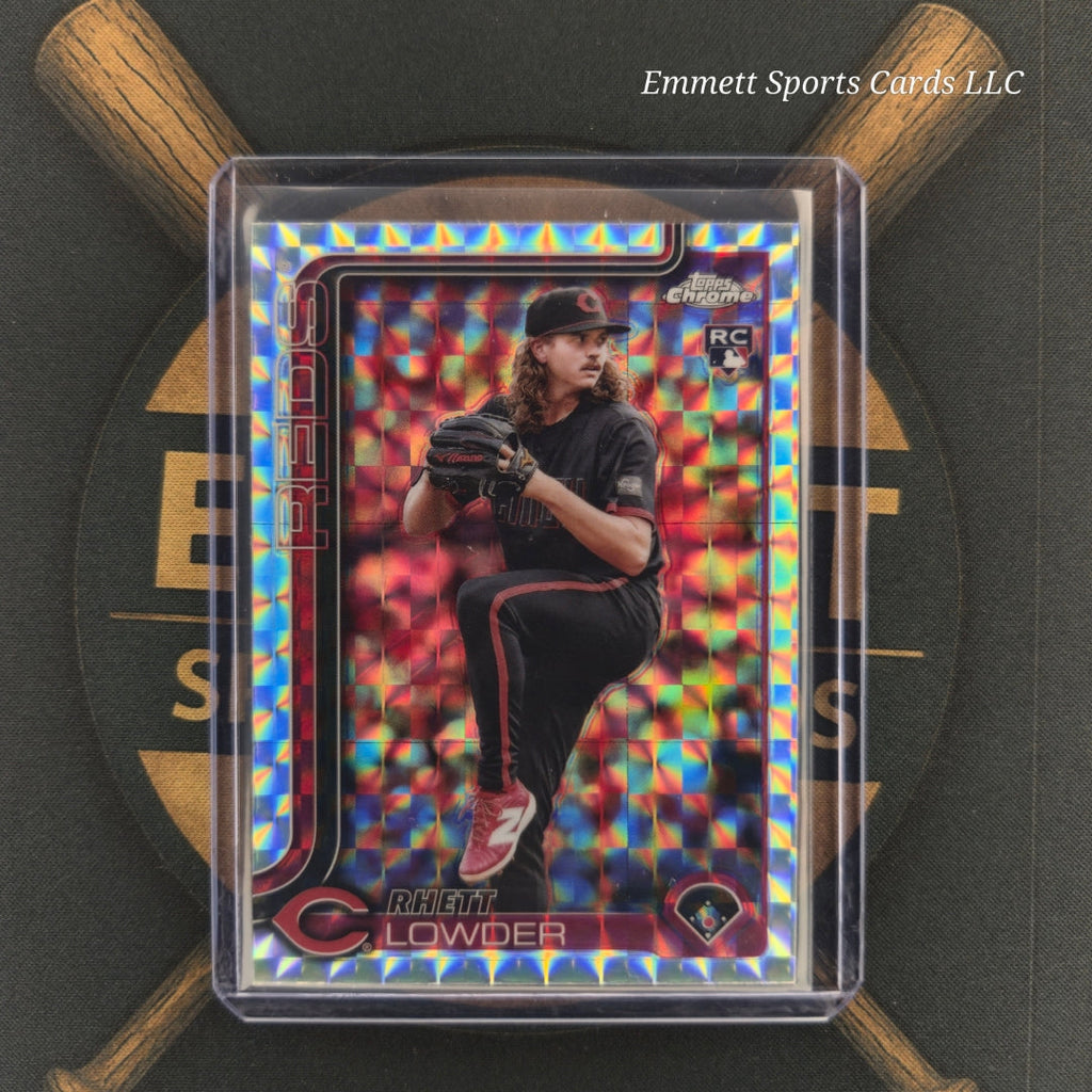 2025 Topps Chrome Rhett Lowder X-Fractor | The Break Room Cards-1