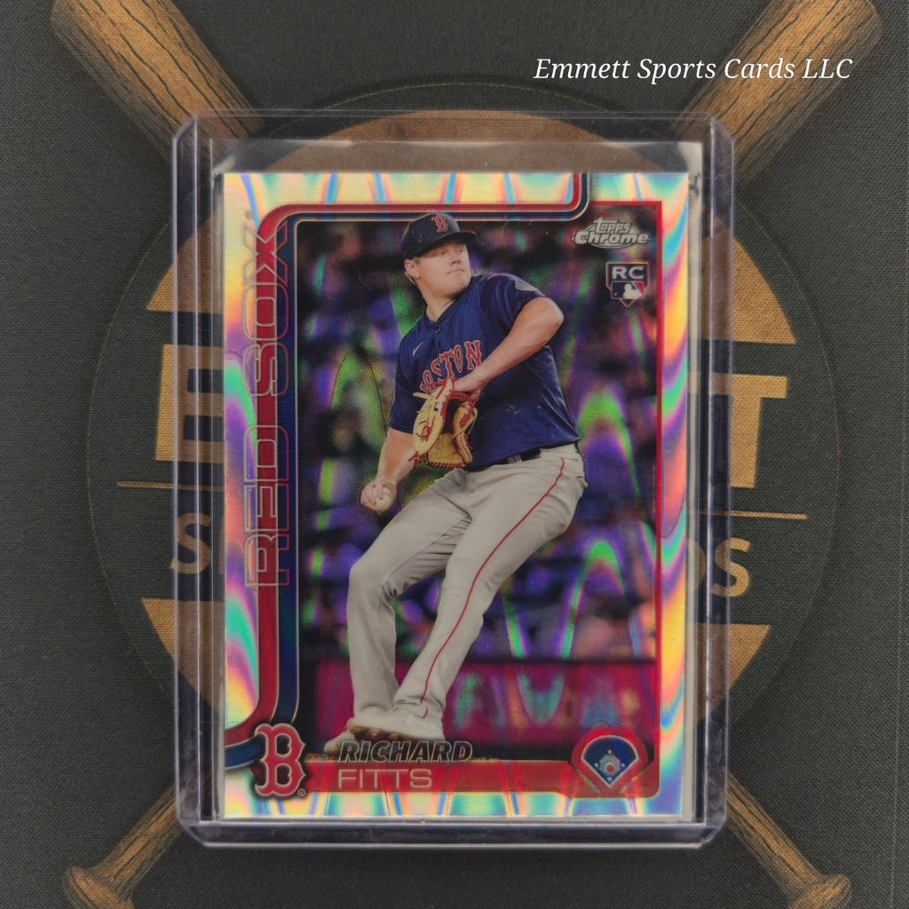 2025 Topps Chrome Richard Fitts Raywave Refractor | The Break Room Cards-1