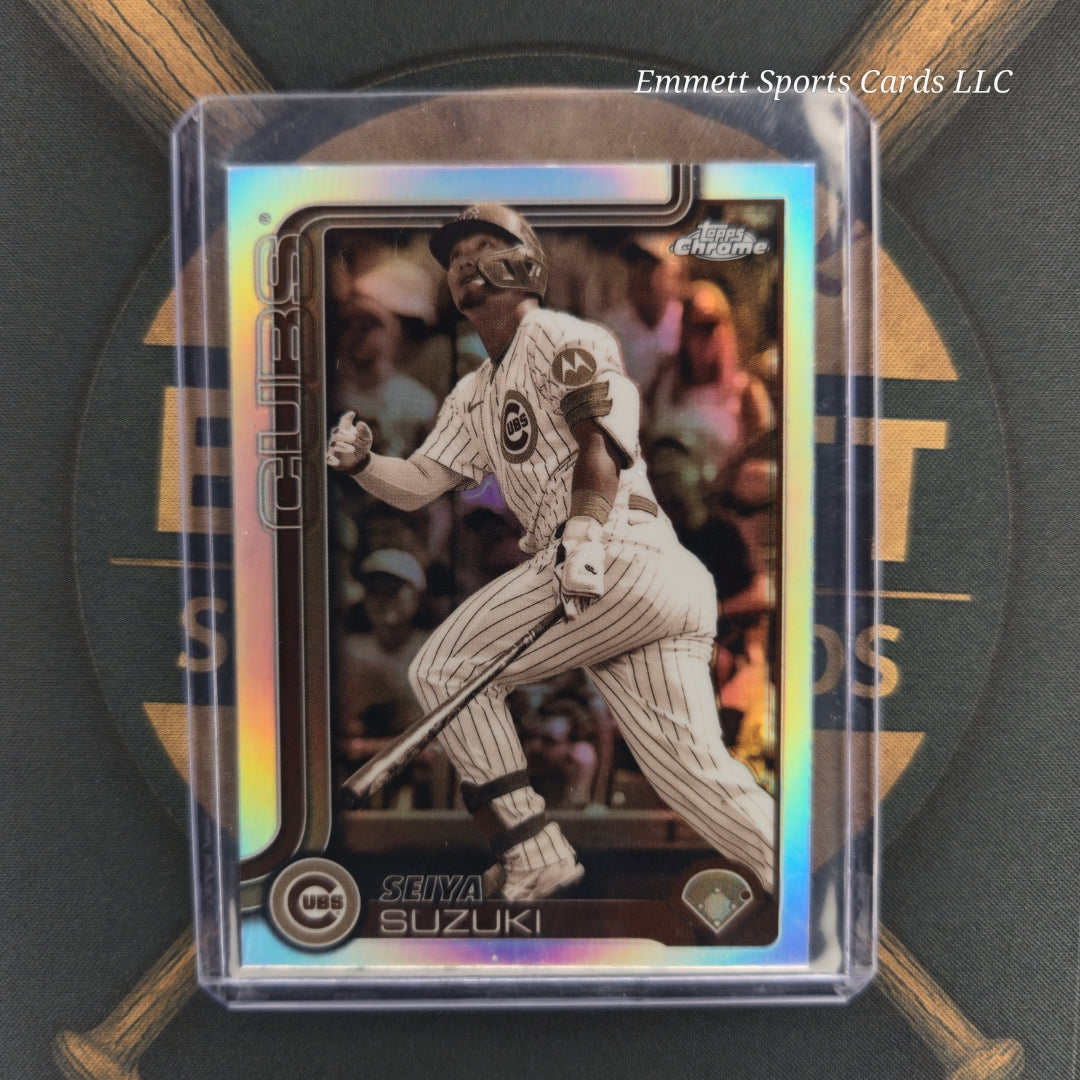 2025 Topps Chrome Seiya Suzuki Sepia Refractor | The Break Room Cards-1