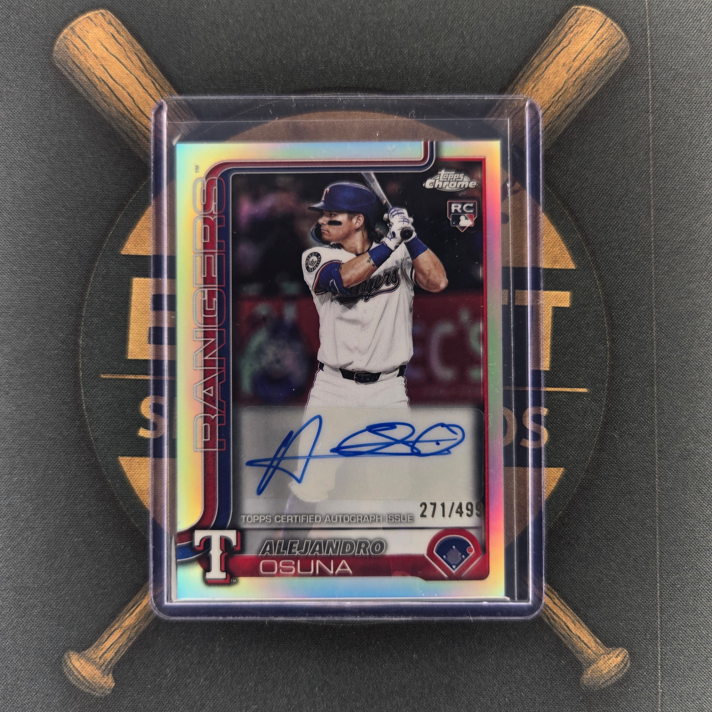 2025 Topps Chrome Update Alejandro Osuna Refractor Auto | The Break Room Cards™-1