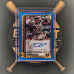 2025 Topps Chrome Update Brandon Lockridge Blue Auto | The Break Room Cards™-1