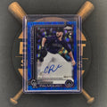 2025 Topps Chrome Update Carson Palmquist Blue Lava Auto | The Break Room Cards™-1