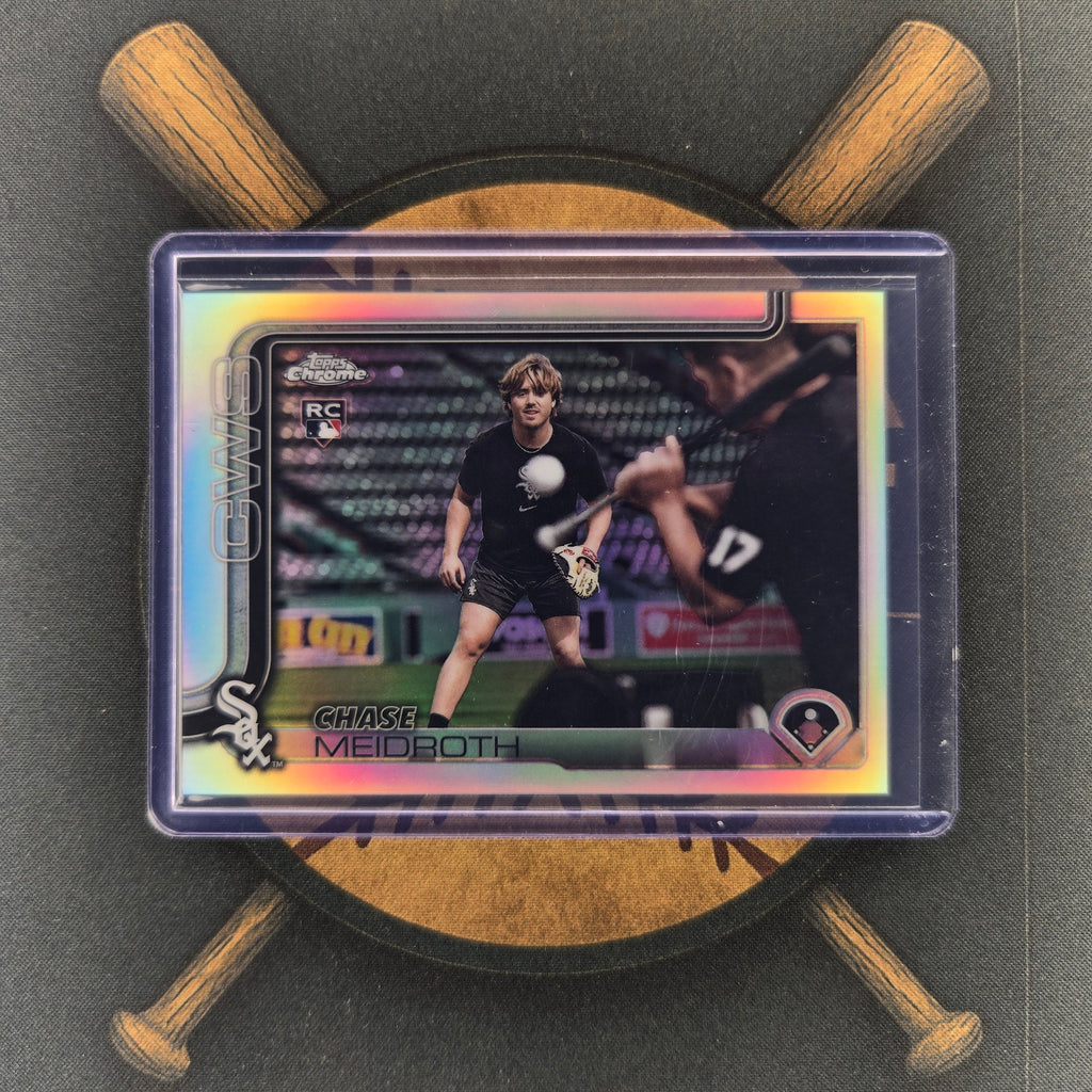 2025 Topps Chrome Update Chase Meidroth Image Variation | The Break Room Cards™-1