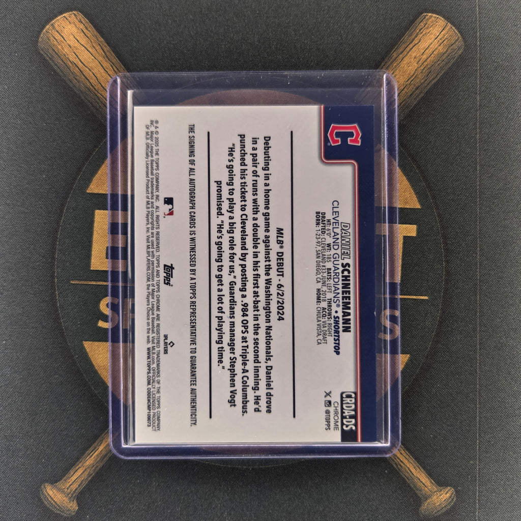 2025 Topps Chrome Update Daniel Schneemann Auto | The Break Room Cards™-2