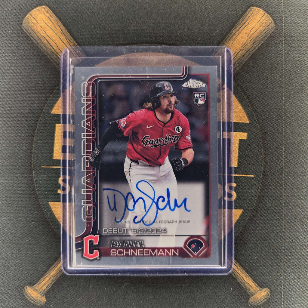 2025 Topps Chrome Update Daniel Schneemann Auto | The Break Room Cards™-1