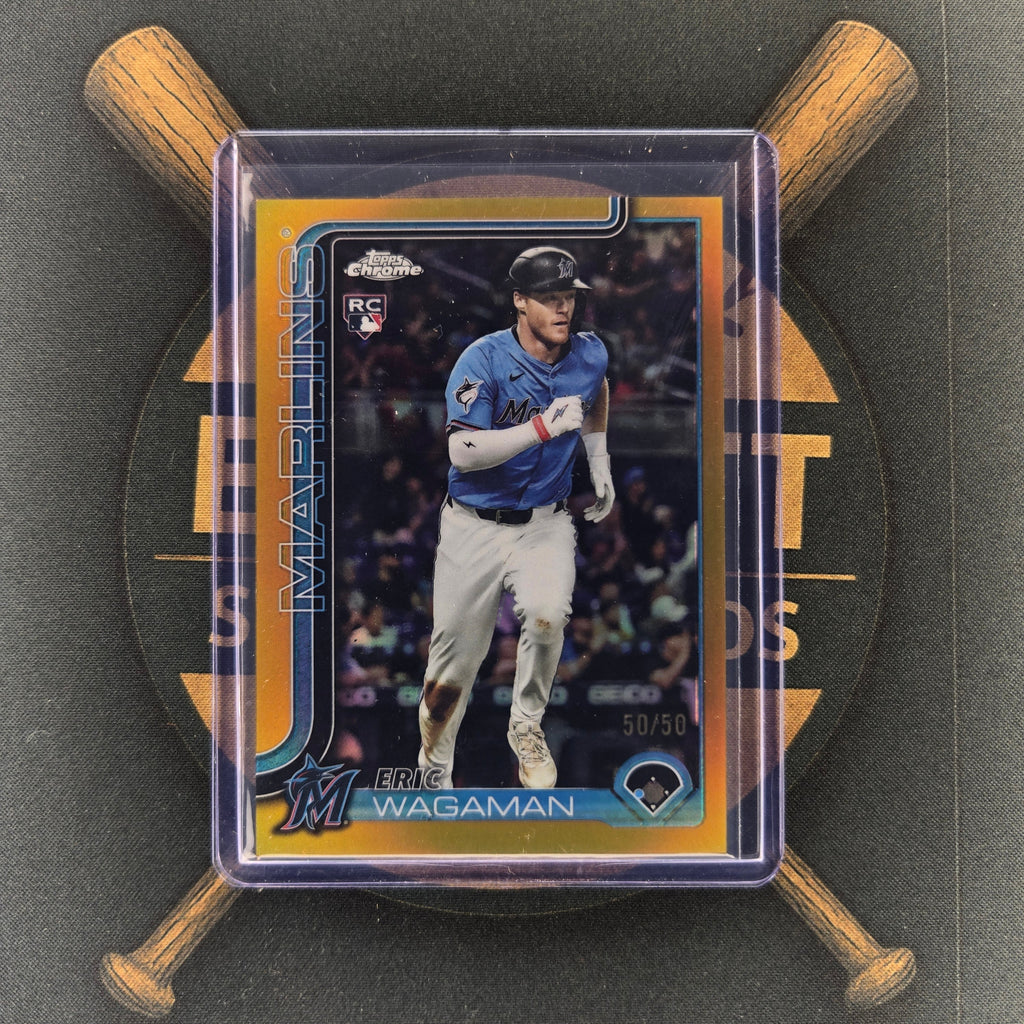 2025 Topps Chrome Update Eric Wagaman Gold | The Break Room Cards™-1