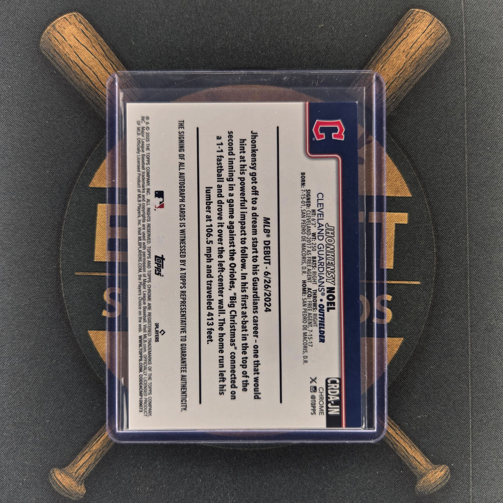 2025 Topps Chrome Update Jhonkensy Noel Auto | The Break Room Cards™-2