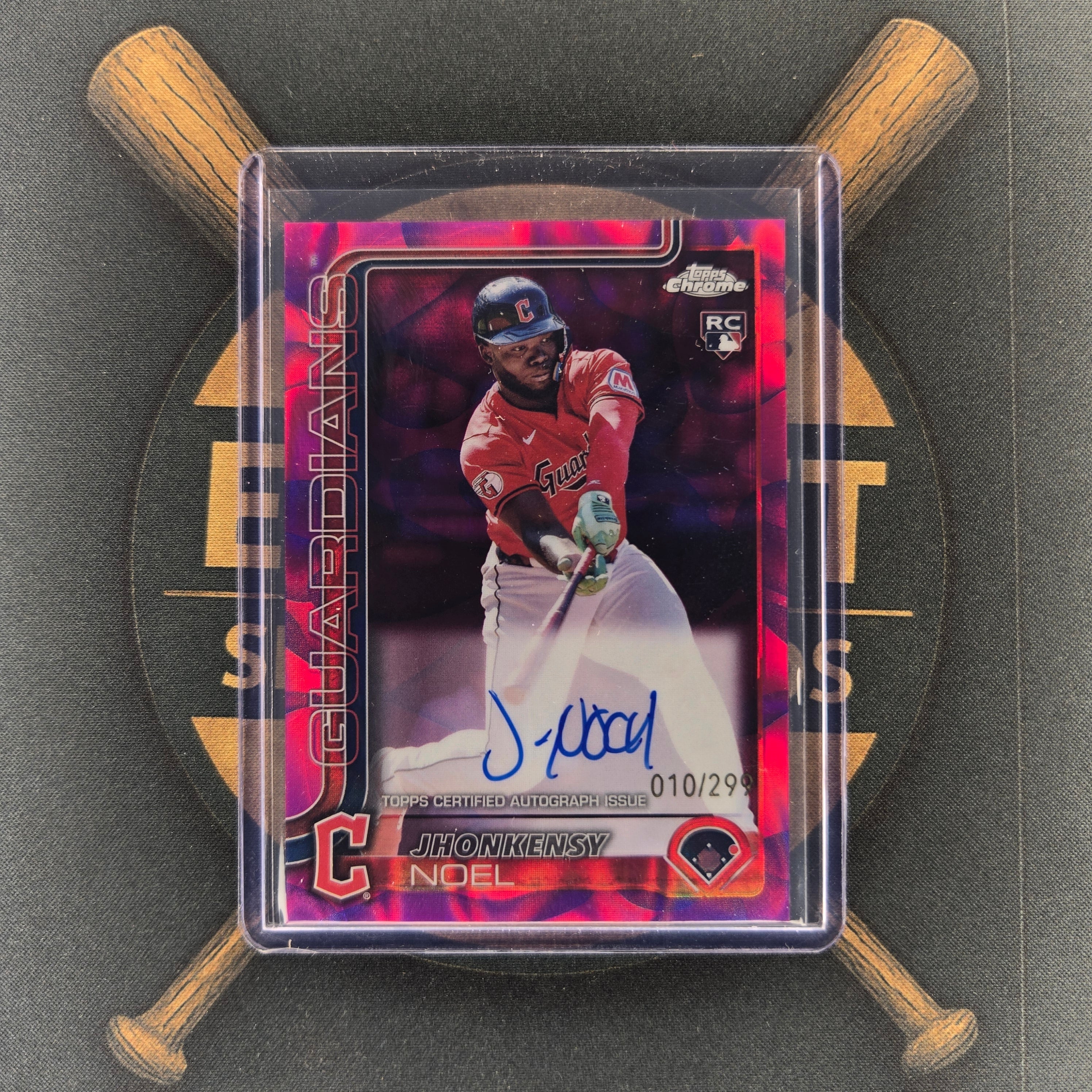 2025 Topps Chrome Update Jhonkensy Noel Magenta Purple Lava | The Break Room Cards™-1