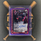 2025 Topps Chrome Update Jhonkensy Noel Purple Auto | The Break Room Cards™-1
