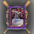 2025 Topps Chrome Update Michael McGreevy Purple Speckle Auto | The Break Room Cards™-1