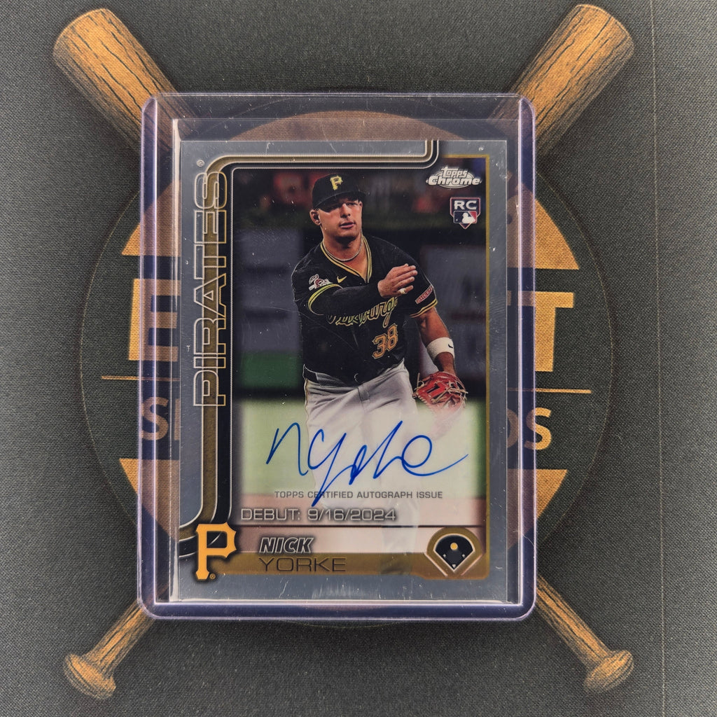 2025 Topps Chrome Update Nick Yorke Auto | The Break Room Cards™-1