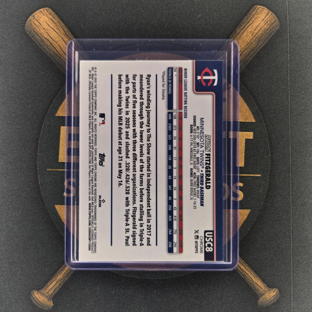 2025 Topps Chrome Update Ryan Fitzgerald Negative | The Break Room Cards™-2
