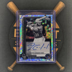 2025 Topps Chrome Update Thairo Estrada B&W Mini Diamond Auto | The Break Room Cards™-1