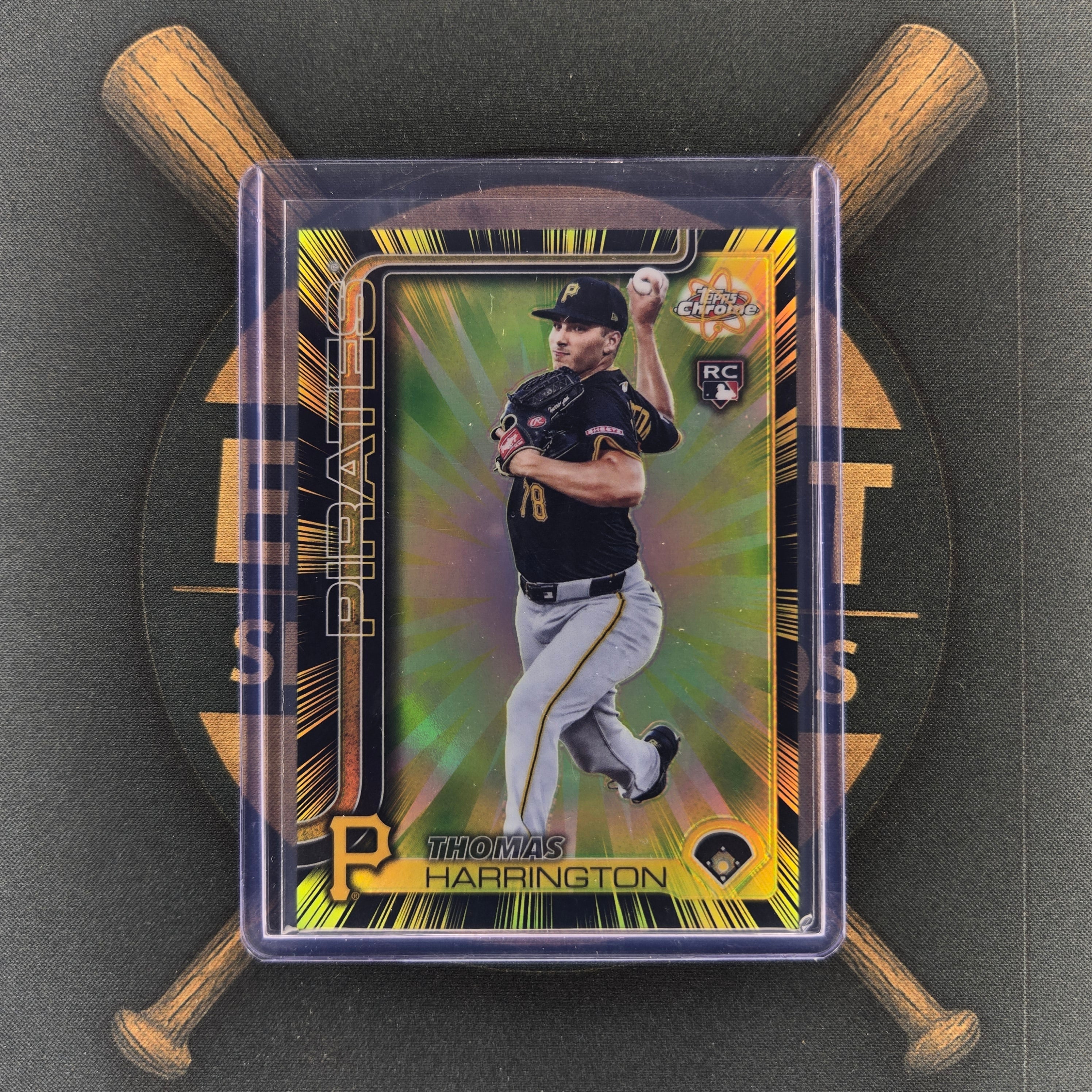 2025 Topps Chrome Update Thomas Harrington Radiating Rookie | The Break Room Cards™-1