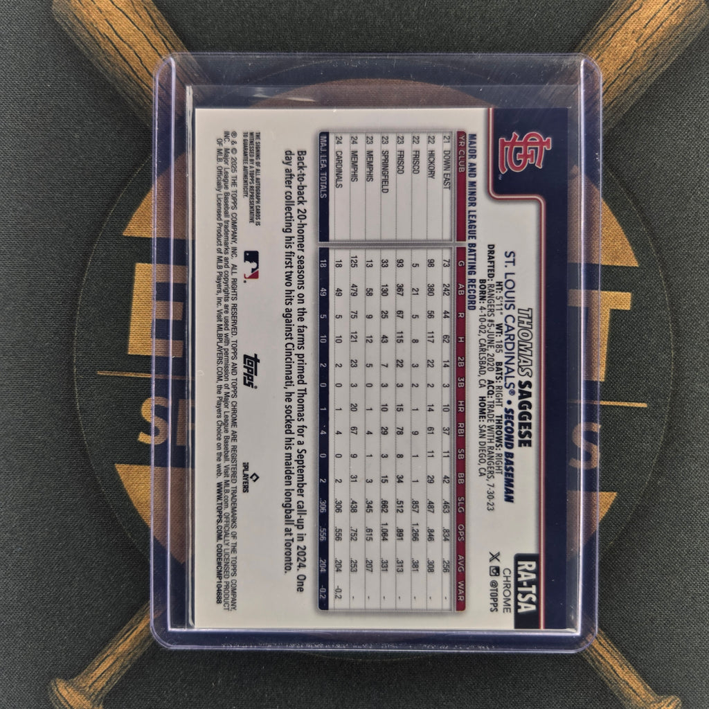 2025 Topps Cosmic Chrome Kristian Campbell Ultraviolet Beam | The Break Room Cards™-2