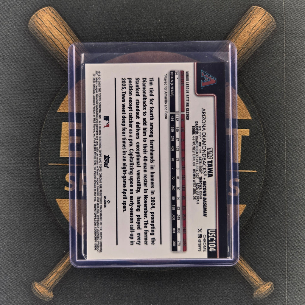 2025 Topps Chrome Update Tim Tawa Green Geometric | The Break Room Cards™-2