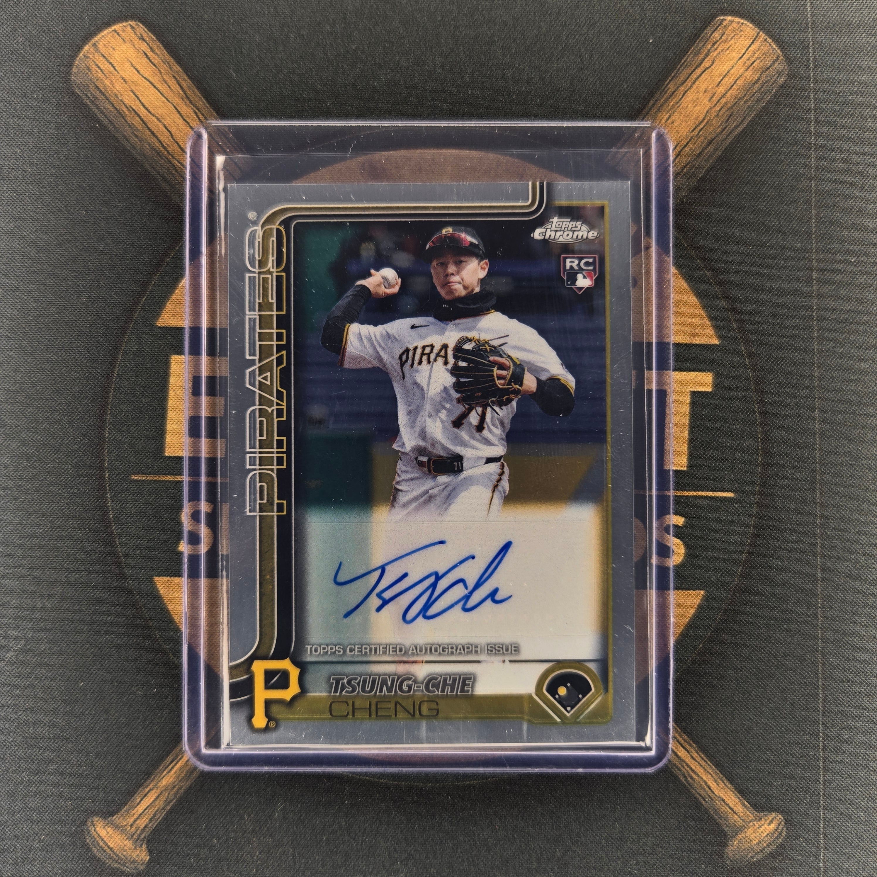 2025 Topps Chrome Update Tsung-Che Cheng Auto | The Break Room Cards™-1