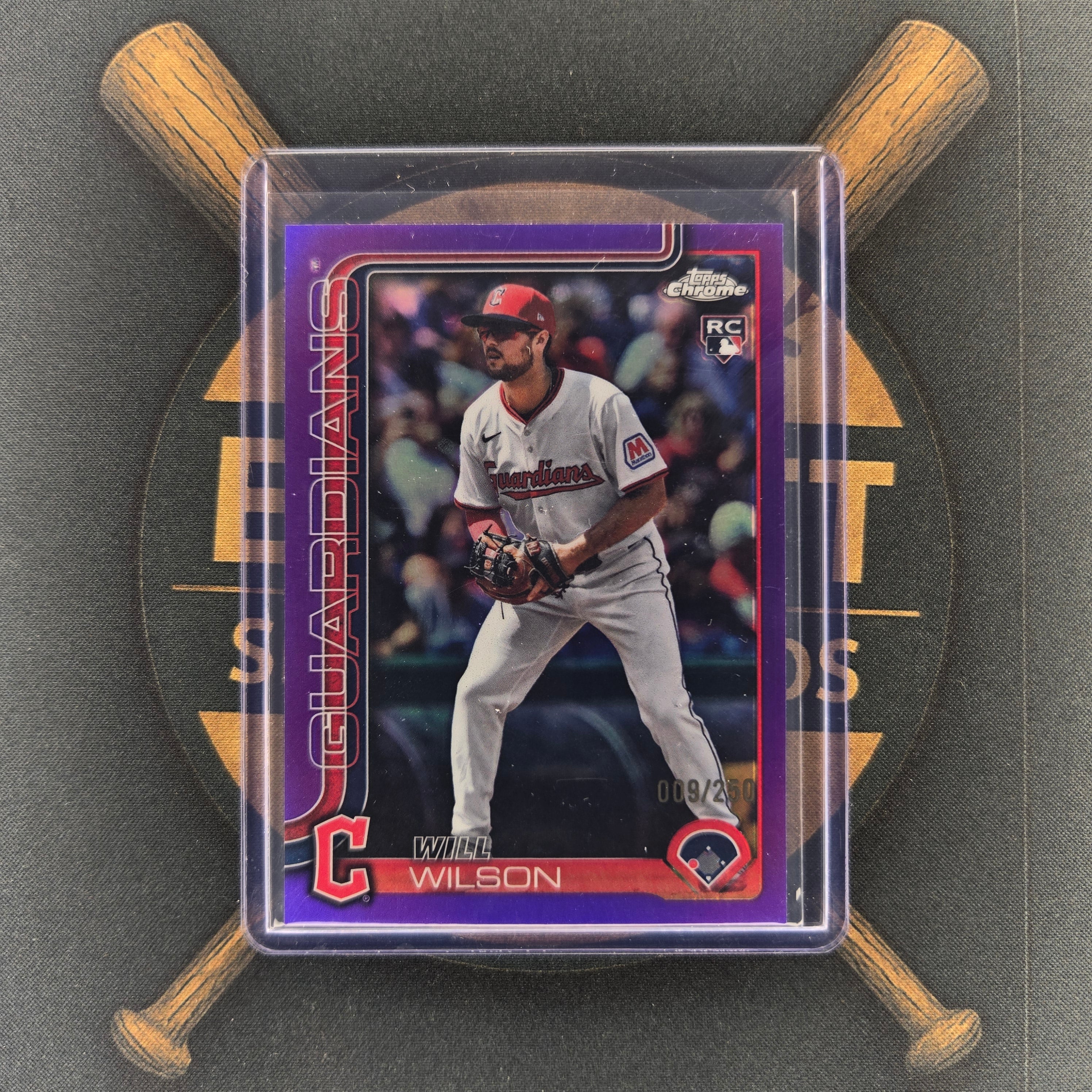 2025 Topps Chrome Update Will Wilson Purple