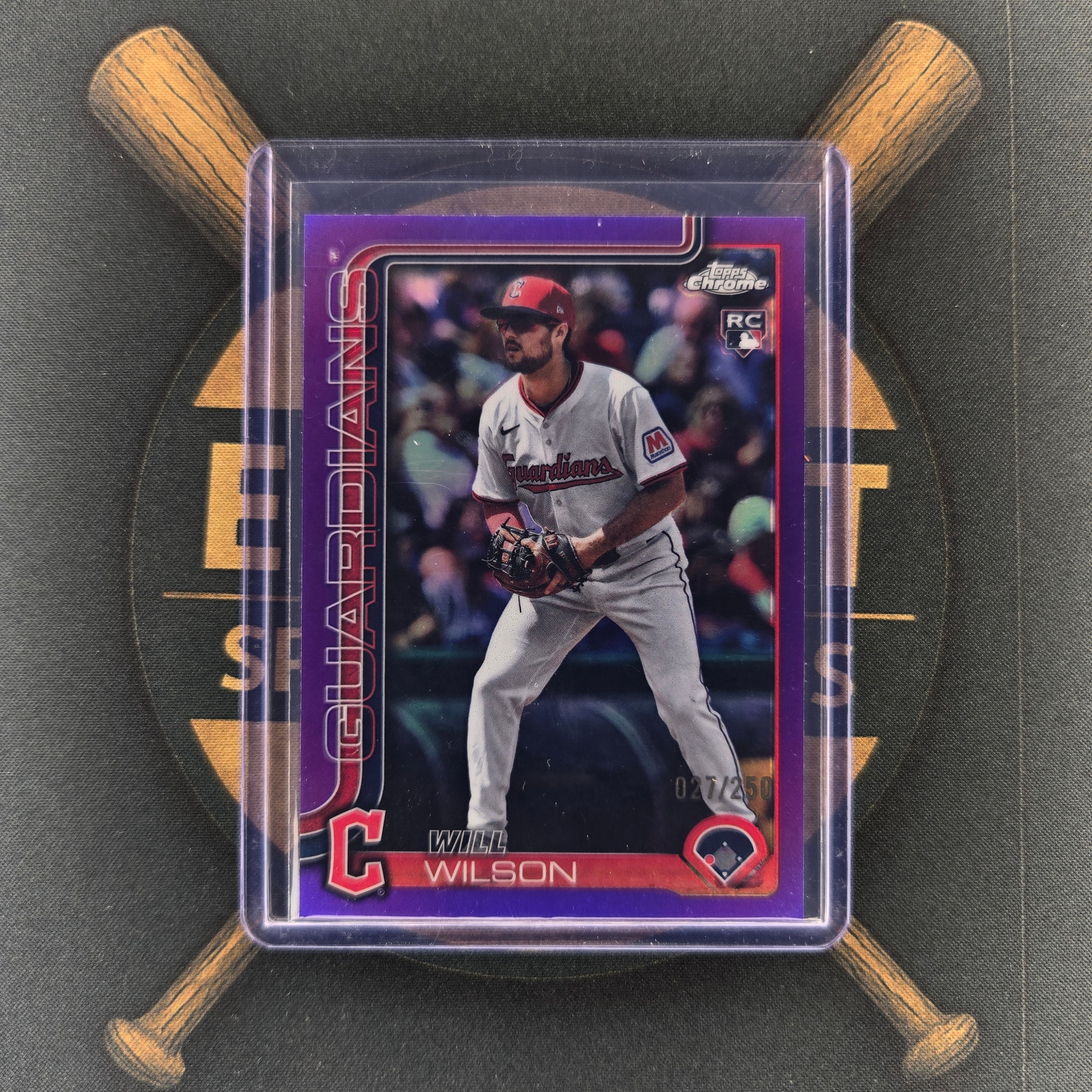 2025 Topps Chrome Update Will Wilson Purple