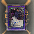 2025 Topps Chrome Update Zac Veen Purple Speckle Auto  |The Break Room Cards™-1