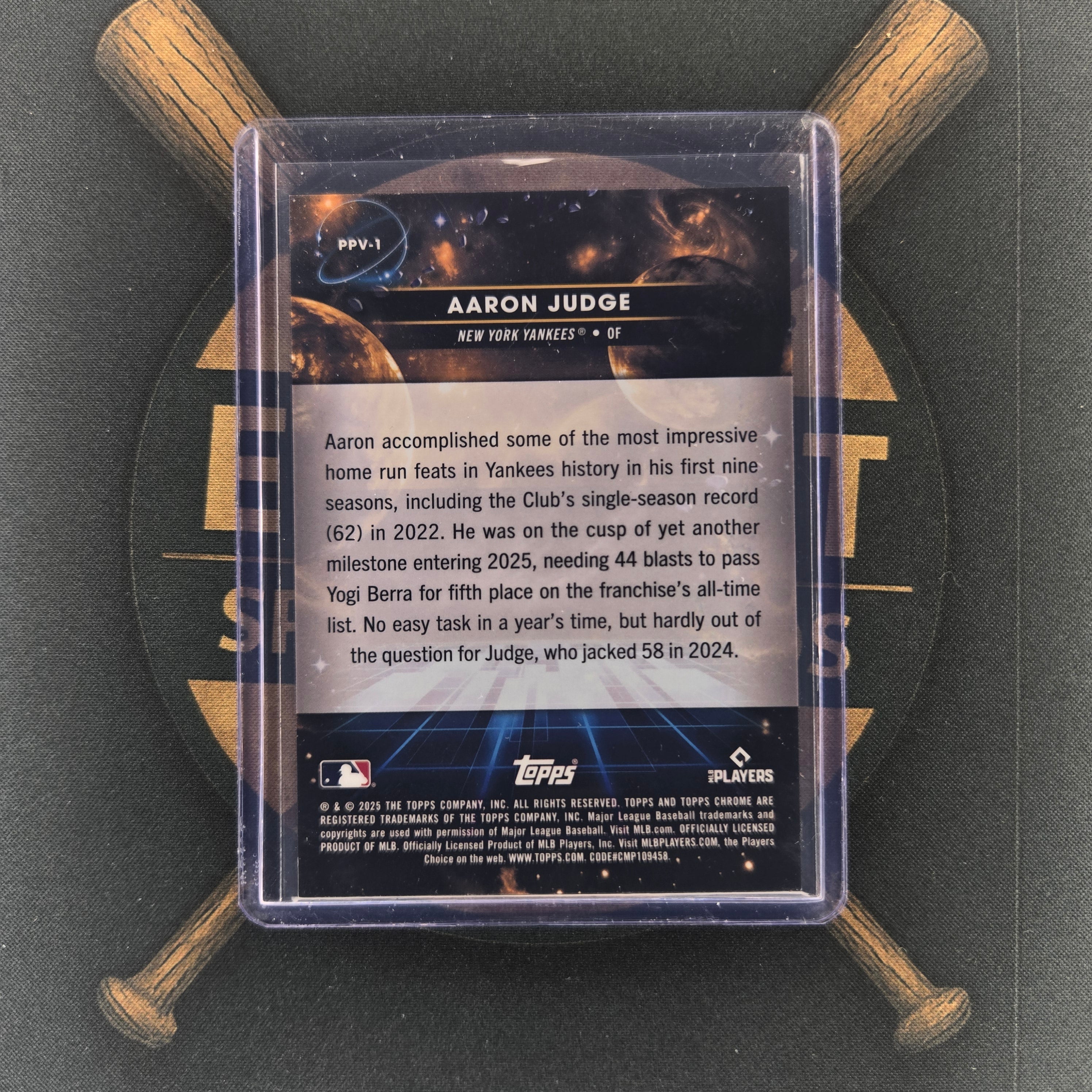 2025 Topps Cosmic Chrome Aaron Judge Venus | The Break Room Cards™-2
