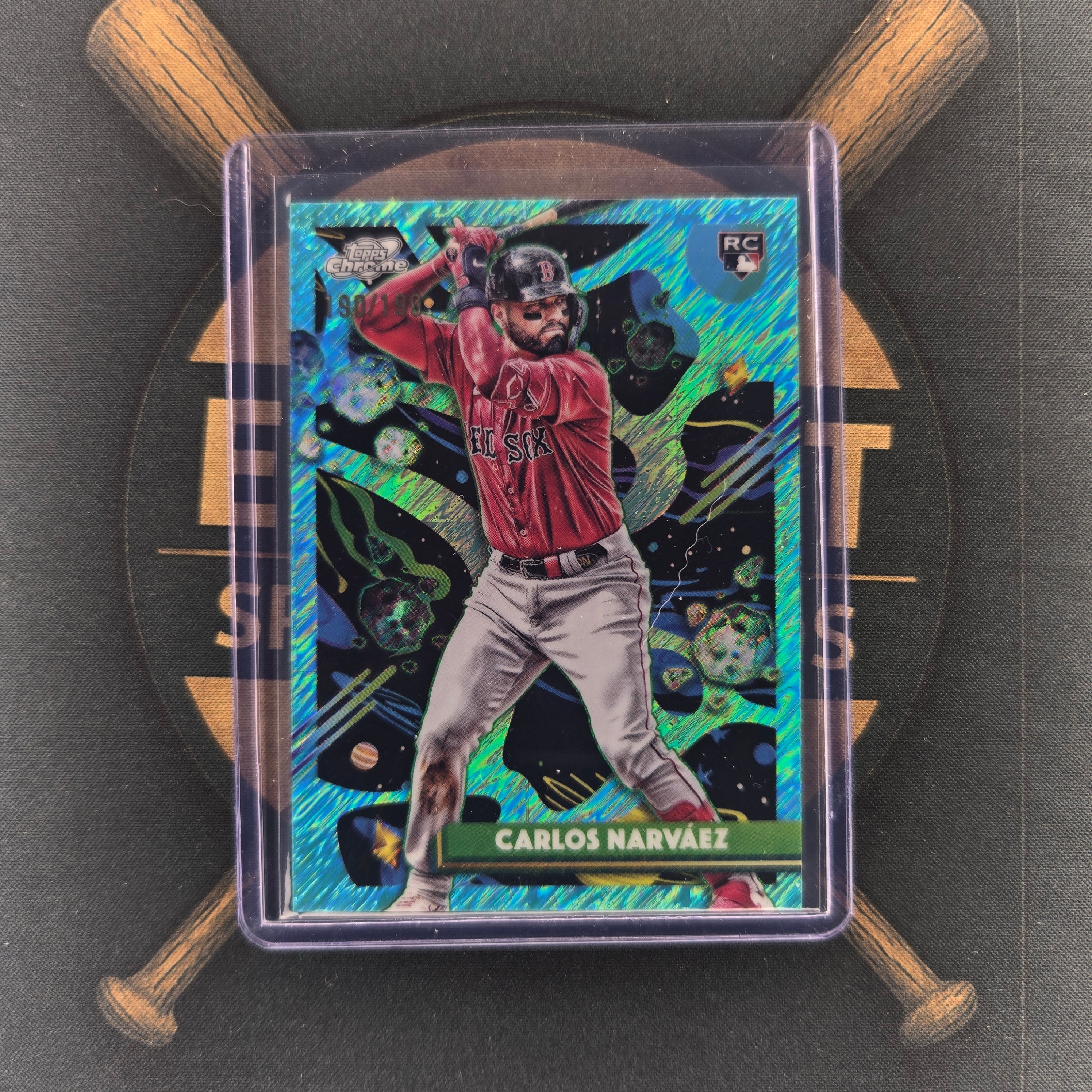2025 Topps Cosmic Chrome Carlos Narvaez Aqua Equinox | The Break Room Cards™-1