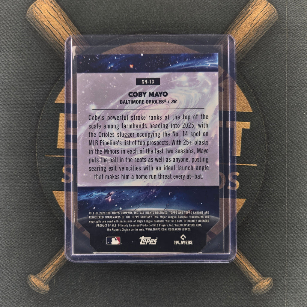 2025 Topps Cosmic Chrome Coby Mayo Stella Nova | The Break Room Cards™-2