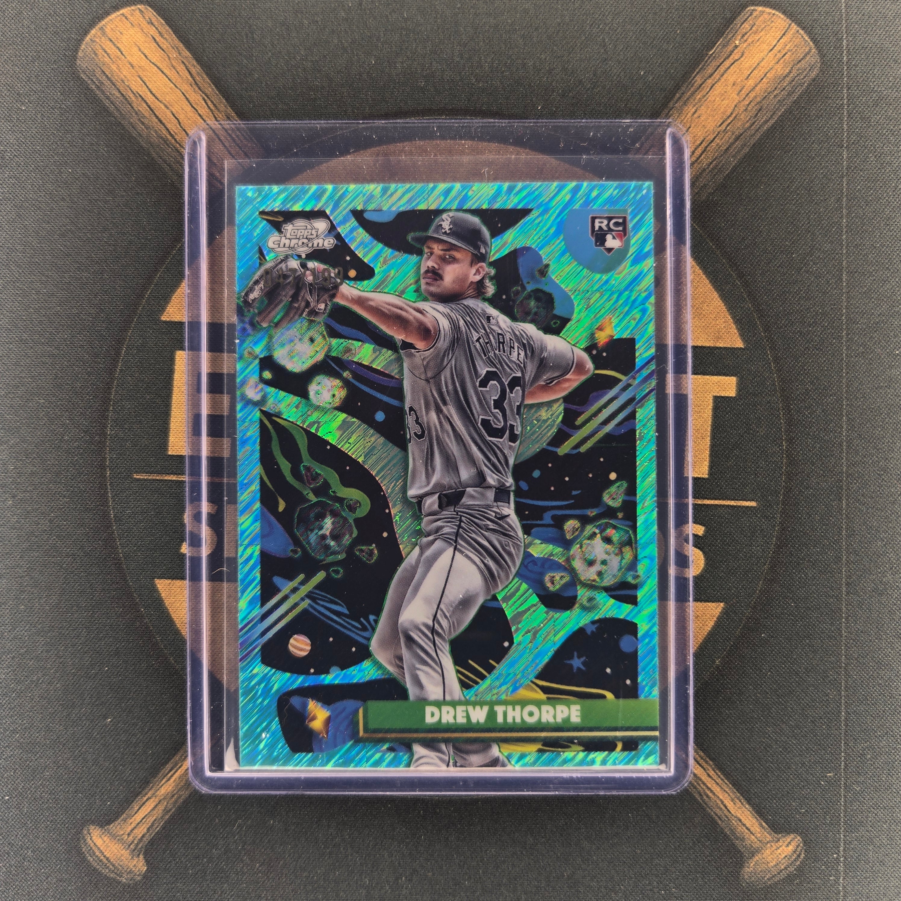2025 Topps Cosmic Chrome Drew Thorpe Aqua Equinox | The Break Room Cards™-1