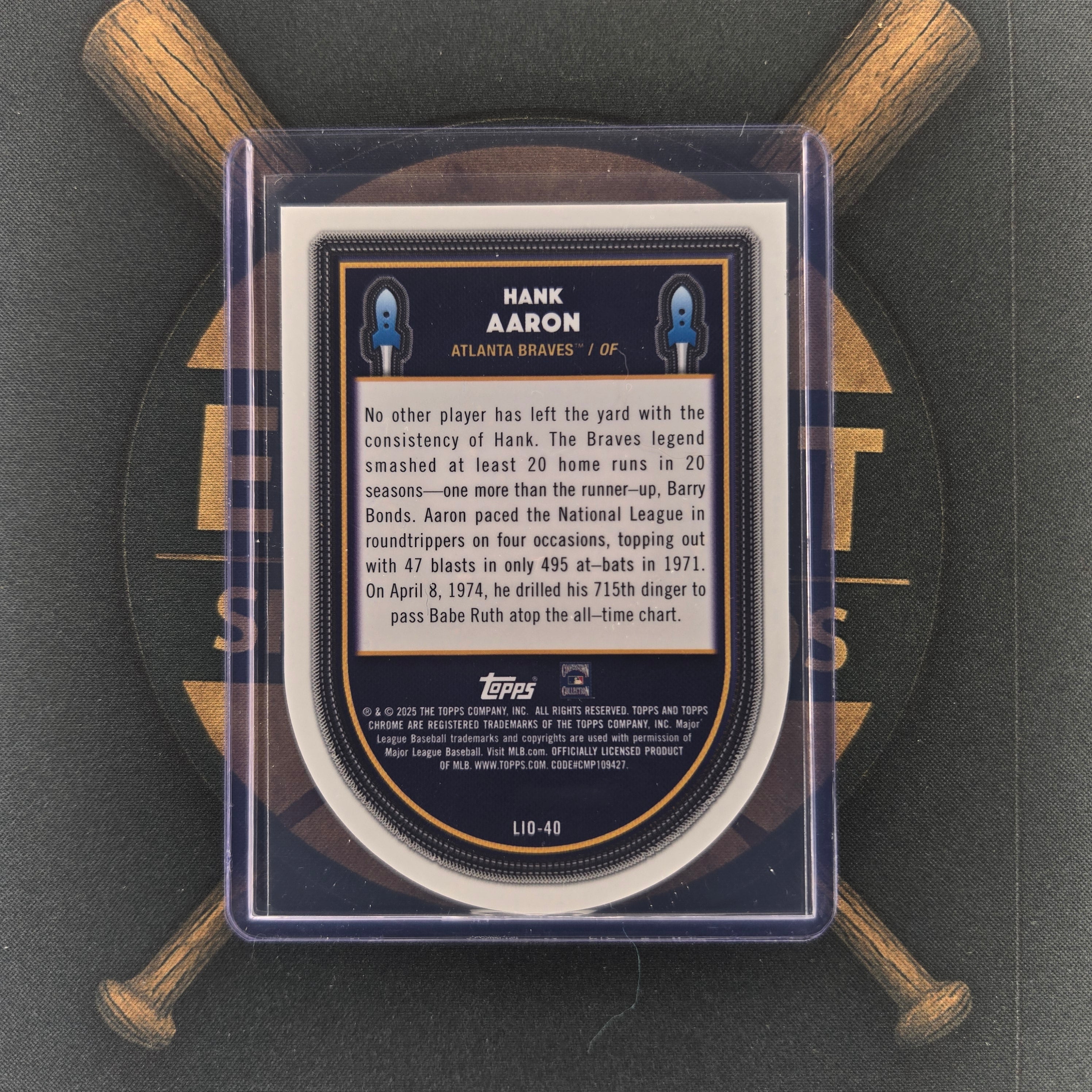 2025 Topps Cosmic Chrome Hank Aaron Launched into Orbit | The Break Room Cards™-2