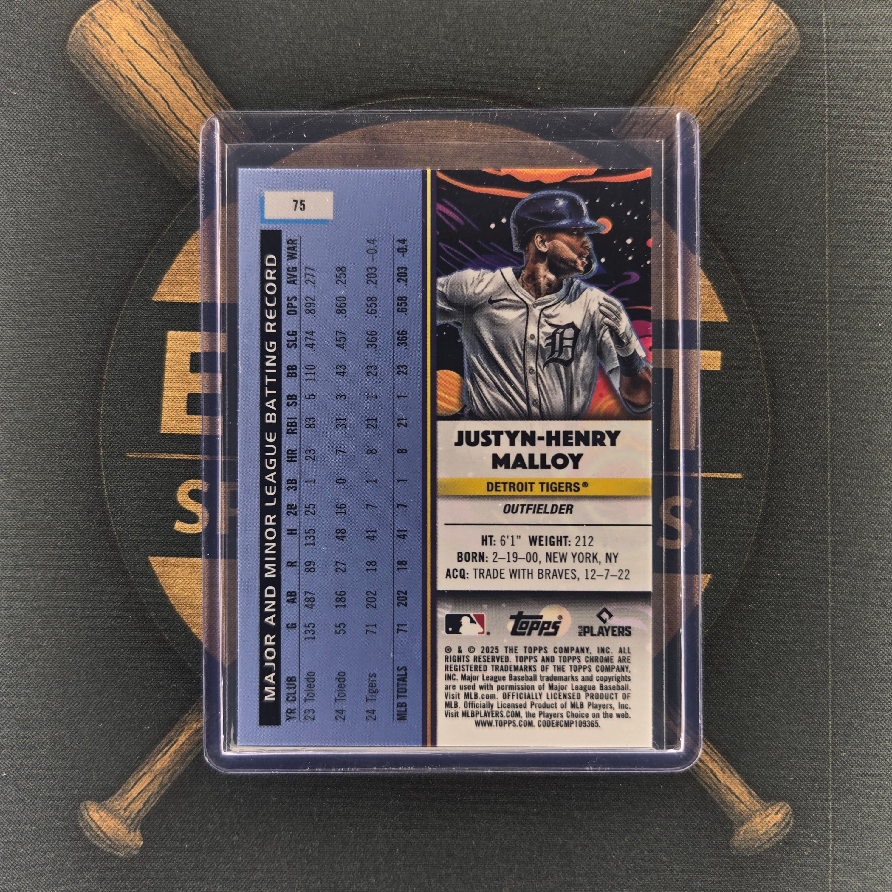 2025 Topps Cosmic Chrome Justyn Henry Malloy Aqua Equinox | The Break Room Cards™-2