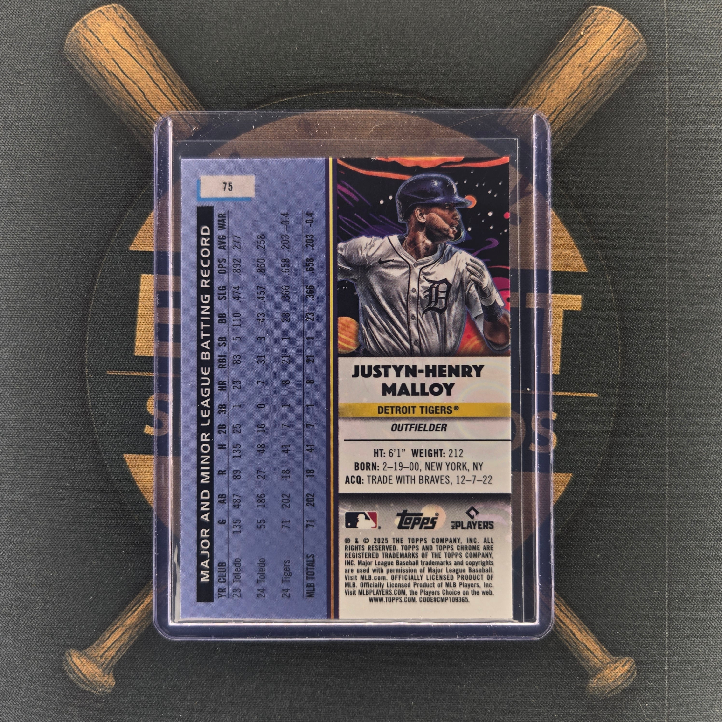 2025 Topps Cosmic Chrome Justyn Henry Malloy Nucleus | The Break Room Cards™-2