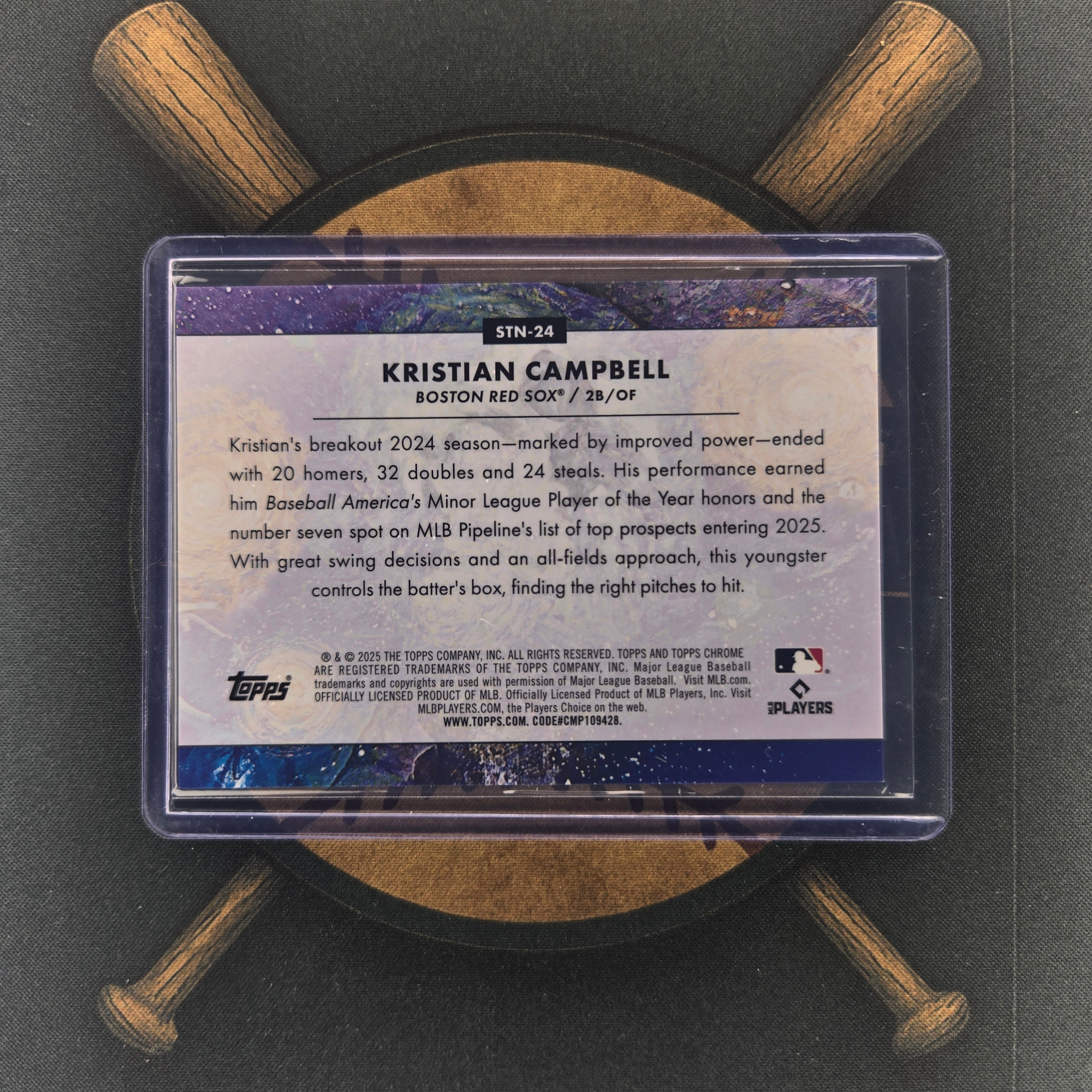 2025 Topps Cosmic Chrome Kristian Campbell Stars in the Night | The Break Room Cards™-2