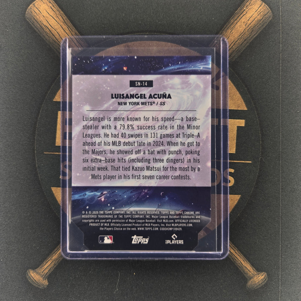 2025 Topps Cosmic Chrome Luisangel Acuna Stella Nova | The Break Room Cards™-2